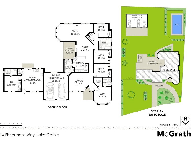 14 Fishermans Way, Lake Cathie NSW 2445 Floorplan