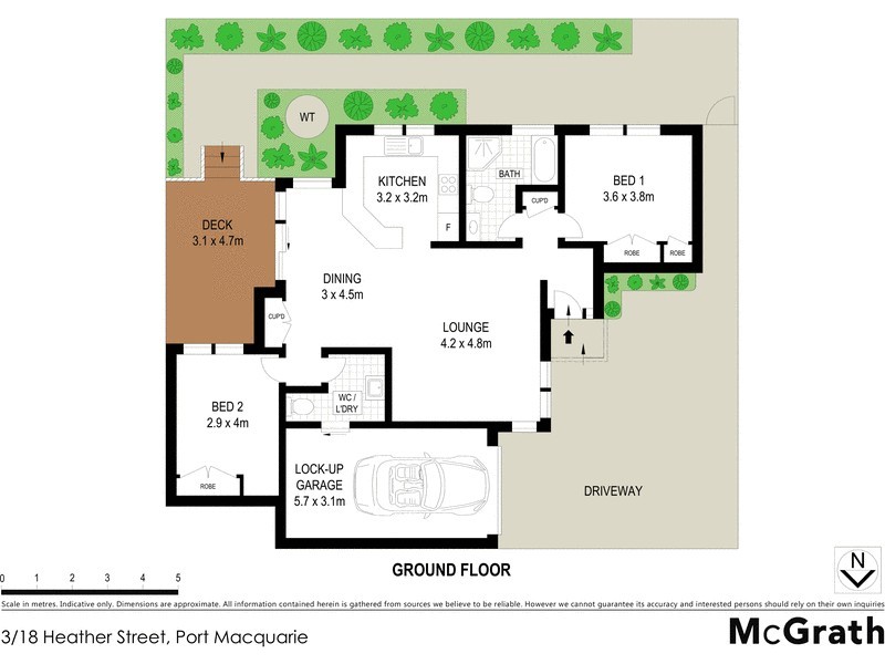 3/18 Heather Street, Port Macquarie NSW 2444 Floorplan