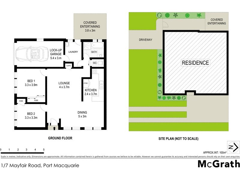 1/7 Mayfair Road, Port Macquarie NSW 2444 Floorplan
