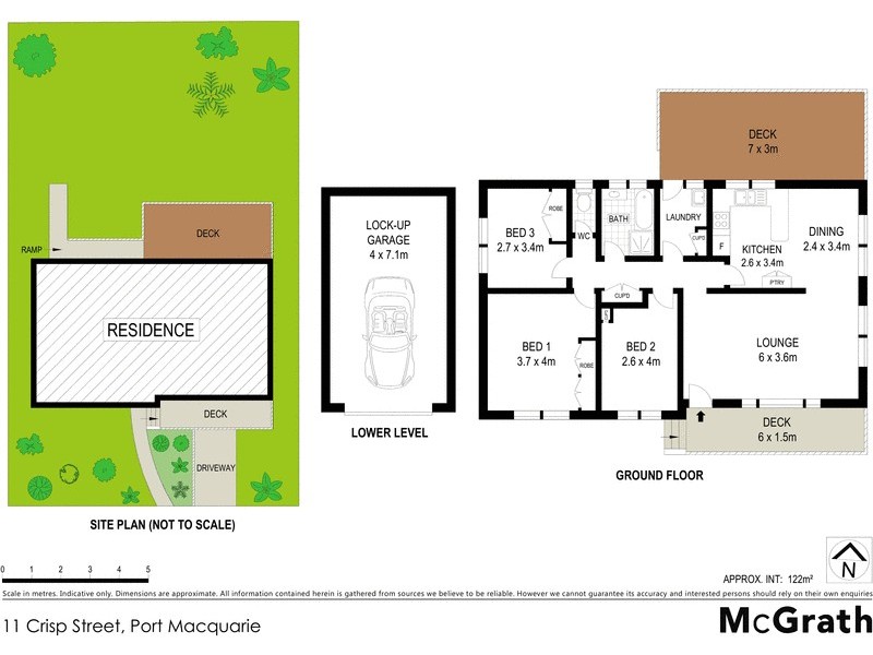 11 Crisp Street, Port Macquarie NSW 2444 Floorplan