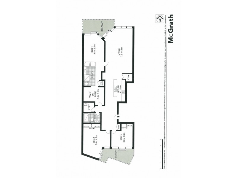 509/12 William Street, Port Macquarie NSW 2444 Floorplan