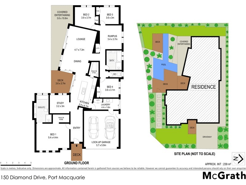 150 Diamond Drive, Port Macquarie NSW 2444 Floorplan