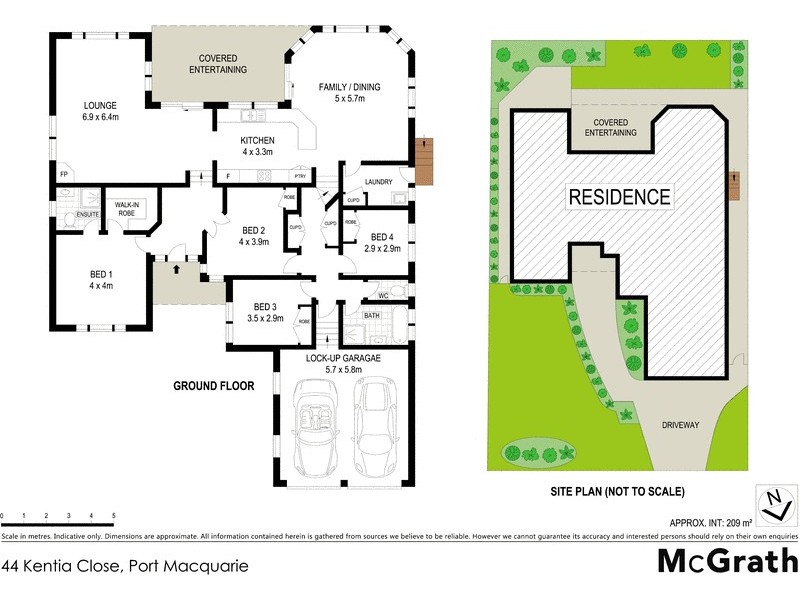 44 Kentia Close, Port Macquarie NSW 2444 Floorplan