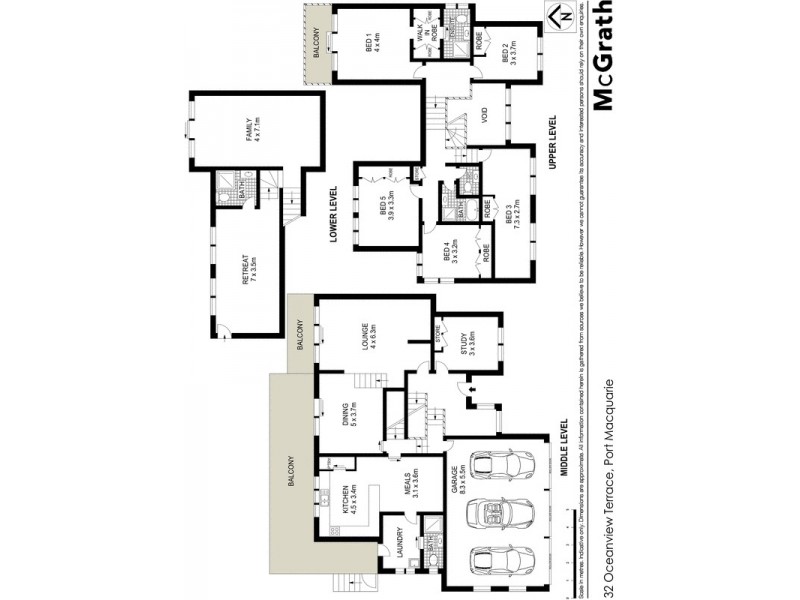 32 Oceanview Terrace, Port Macquarie NSW 2444 Floorplan