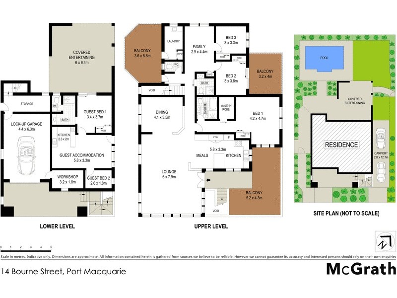 14 Bourne Street, Port Macquarie NSW 2444 Floorplan