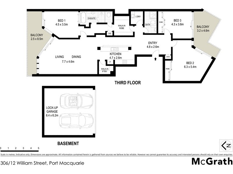 306/12 William Street, Port Macquarie NSW 2444 Floorplan