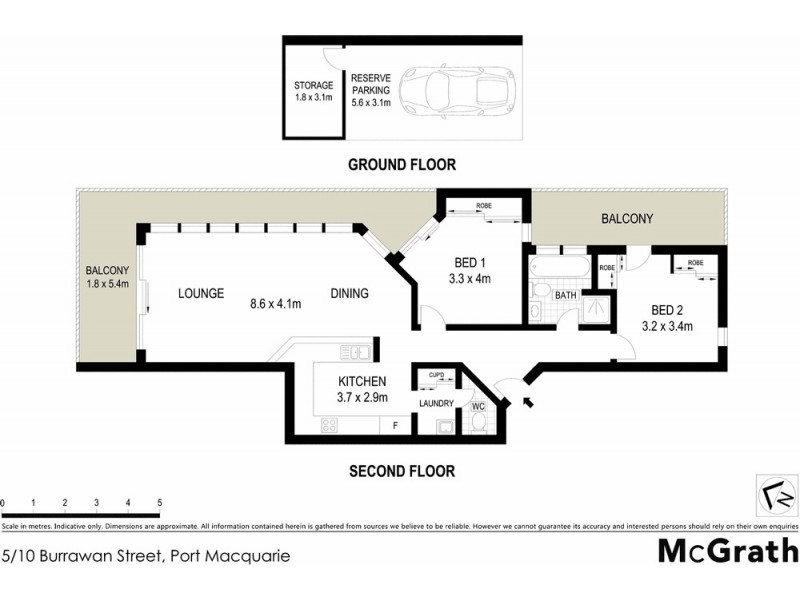 5/10 Burrawan Street, Port Macquarie NSW 2444 Floorplan