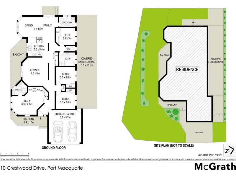 10 Crestwood Drive, Port Macquarie NSW 2444 Floorplan