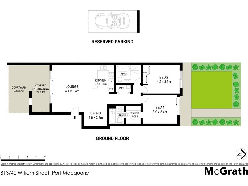 813/40 William Street, Port Macquarie NSW 2444 Floorplan