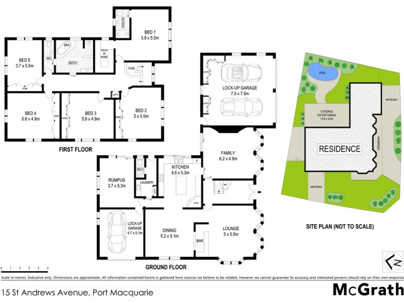 15 St Andrews Avenue, Port Macquarie NSW 2444 Floorplan