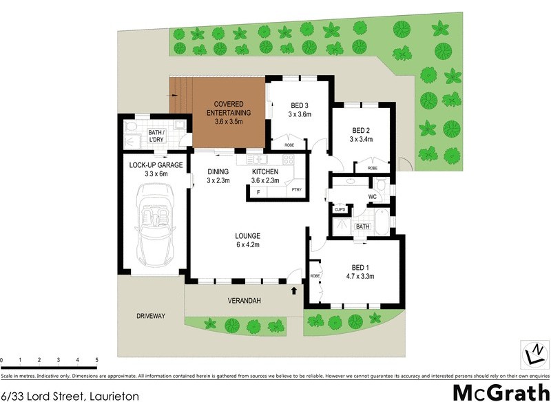 6/33 Lord Street, Laurieton NSW 2443 Floorplan