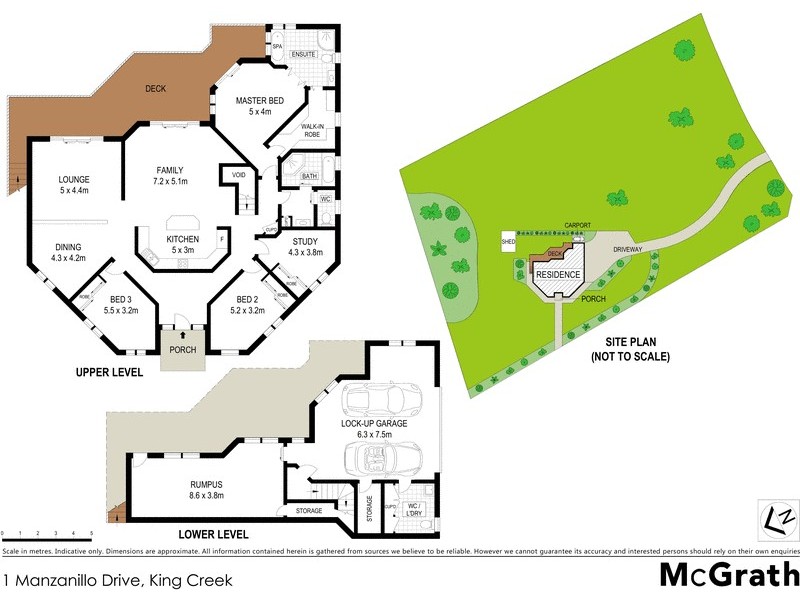 1 Manzanillo Drive, King Creek NSW 2446 Floorplan