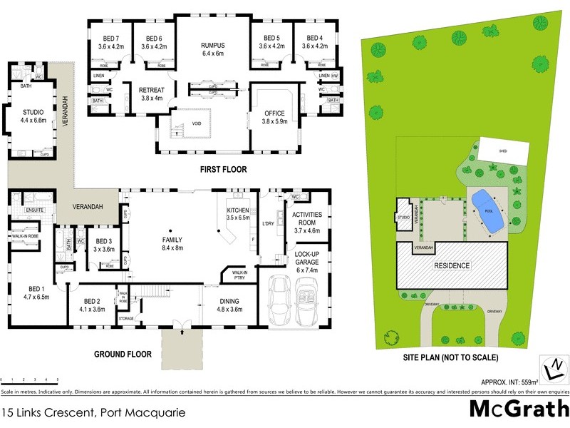 15 Links Crescent, Port Macquarie NSW 2444 Floorplan