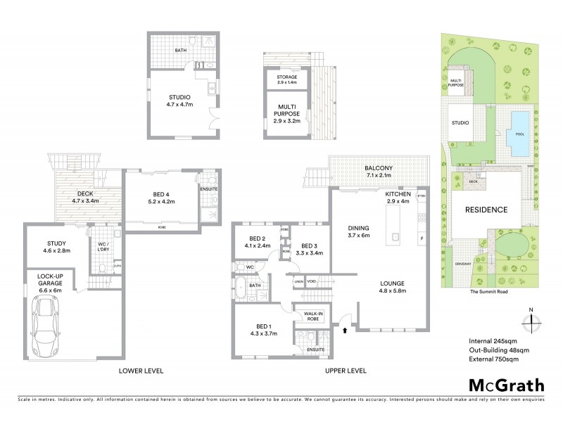 1 The Summit Road, Port Macquarie NSW 2444 Floorplan