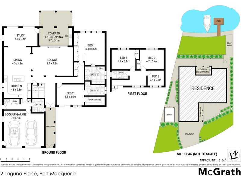 2 Laguna Place, Port Macquarie NSW 2444 Floorplan