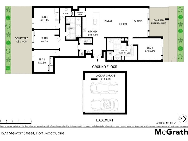 12/3 Stewart Street, Port Macquarie NSW 2444 Floorplan