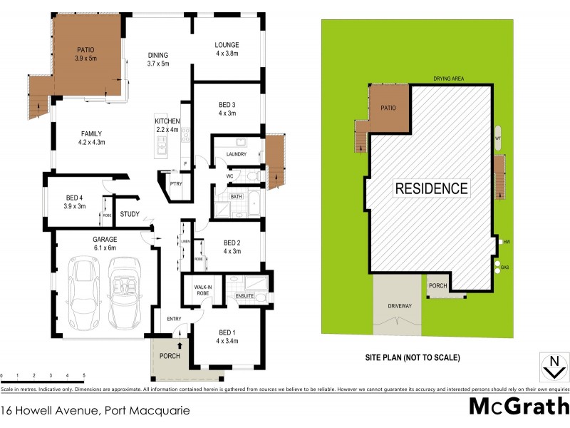 16 Howell Avenue, Port Macquarie NSW 2444 Floorplan