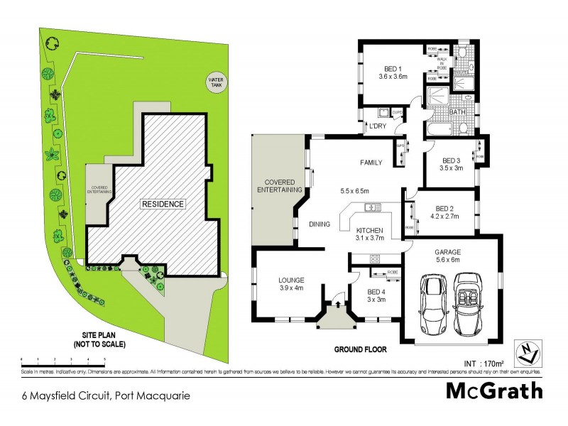 6 Maysfield Circuit, Port Macquarie NSW 2444 Floorplan