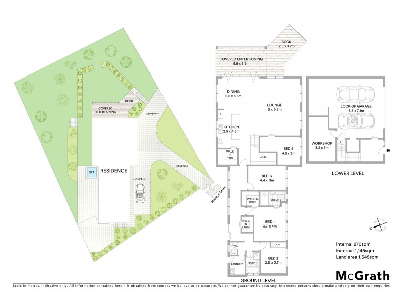 45 Hamlyn Drive, Port Macquarie NSW 2444 Floorplan
