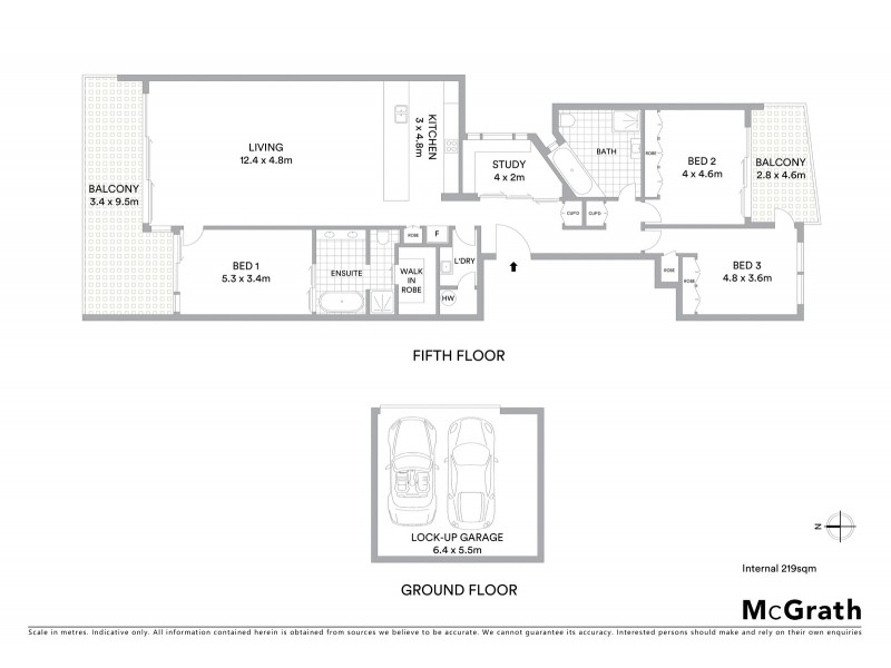 502/44 William Street, Port Macquarie NSW 2444 Floorplan