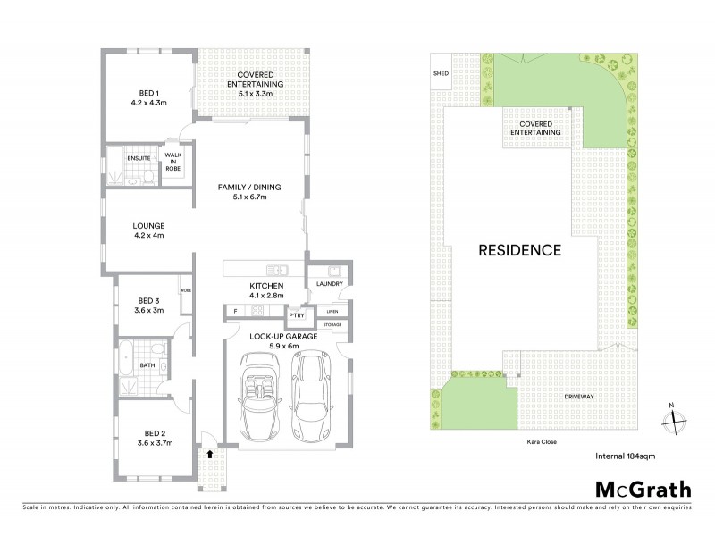 13 Kara Close, Lake Cathie NSW 2445 Floorplan