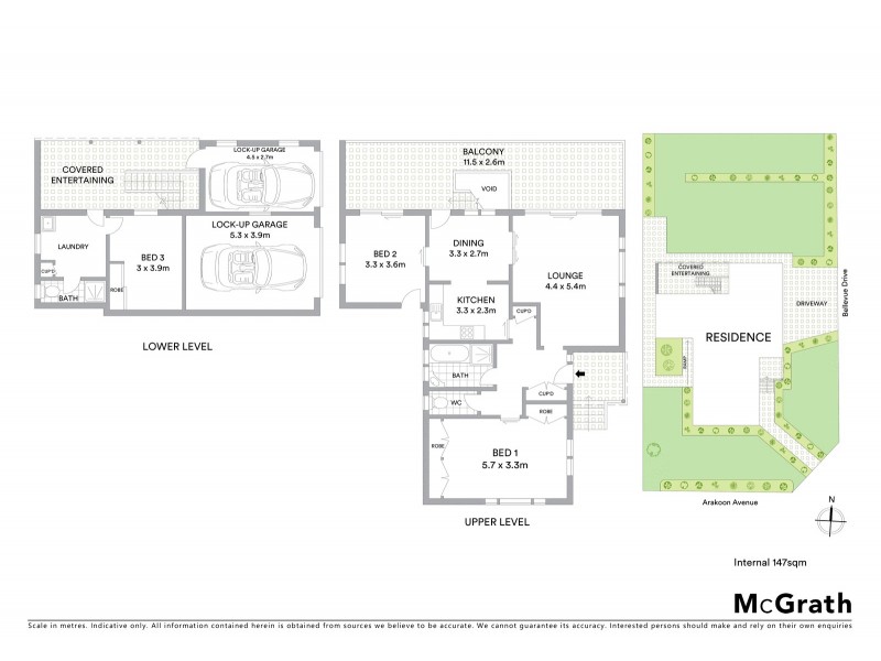 1 Arakoon Avenue, Port Macquarie NSW 2444 Floorplan