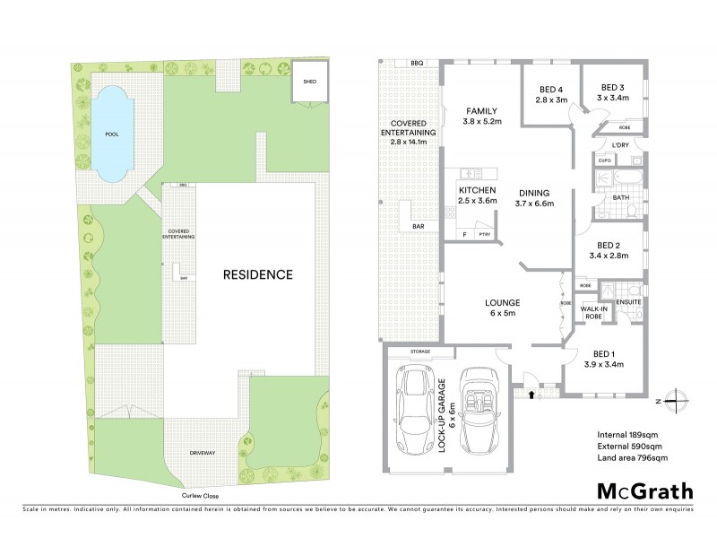5 Curlew Close, Port Macquarie NSW 2444 Floorplan