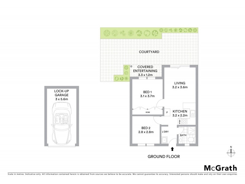 1/9 Denham Street, Port Macquarie NSW 2444 Floorplan
