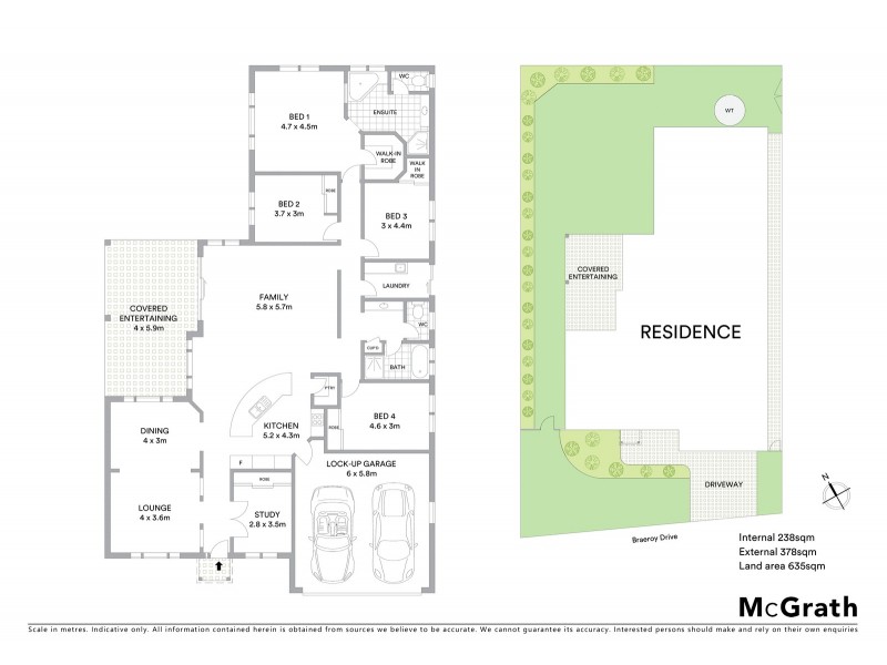 15 Braeroy Drive, Port Macquarie NSW 2444 Floorplan