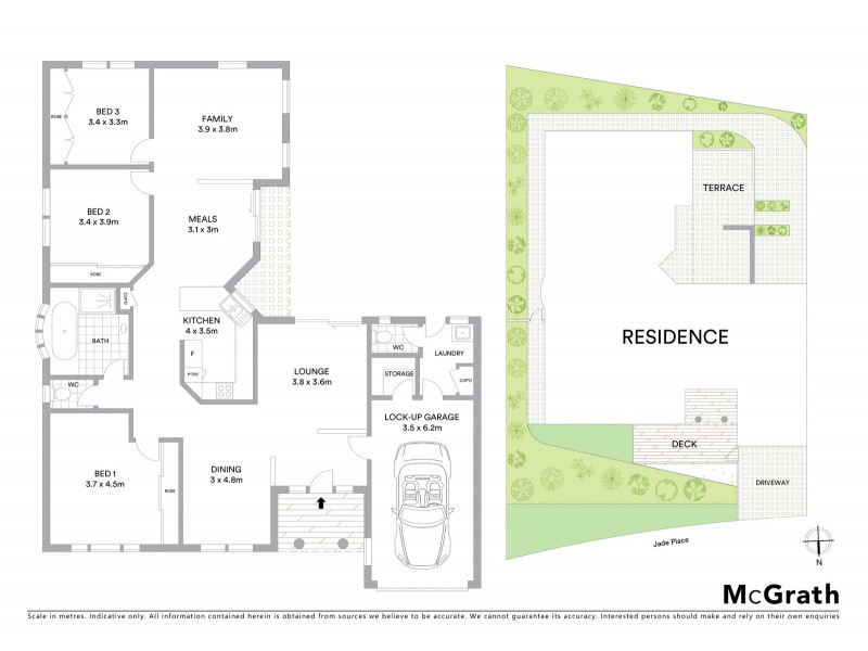 1/2 Jade Place, Port Macquarie NSW 2444 Floorplan