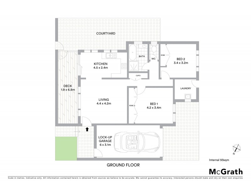3/117 Lake Road, Port Macquarie NSW 2444 Floorplan