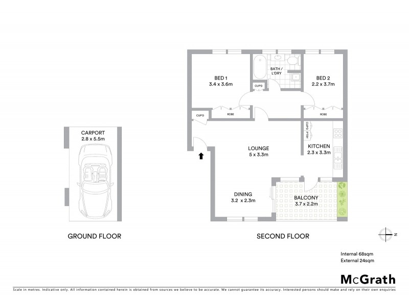 13/21 Park Street, Port Macquarie NSW 2444 Floorplan