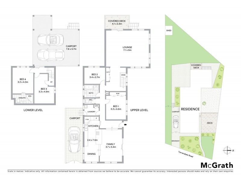 45 Yarranabee Road, Port Macquarie NSW 2444 Floorplan