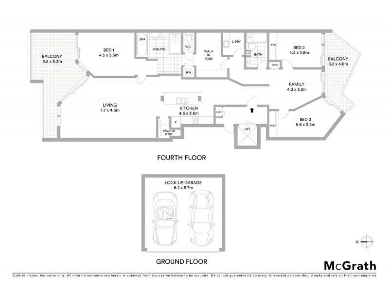408/12-24 William Street, Port Macquarie NSW 2444 Floorplan