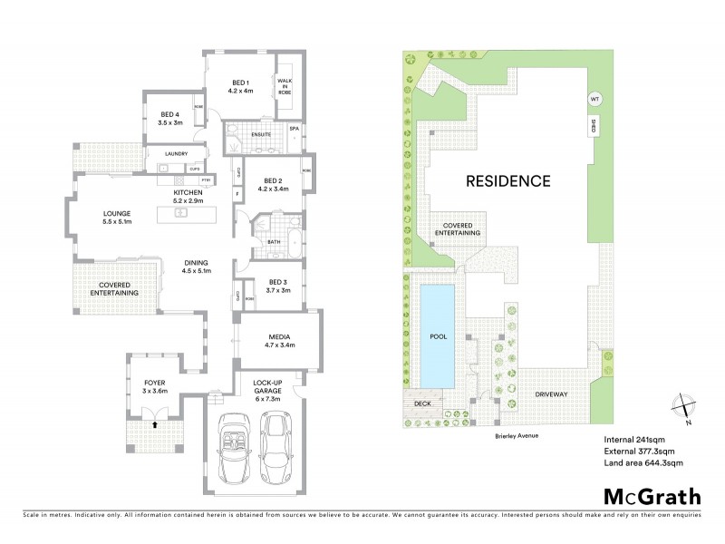8 Brierley Avenue, Port Macquarie NSW 2444 Floorplan