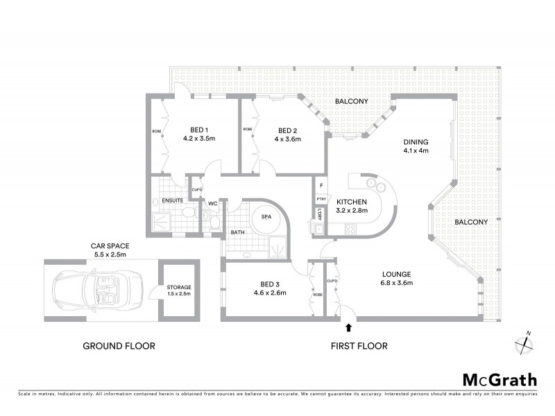 9/66 Hibbard Drive, Port Macquarie NSW 2444 Floorplan