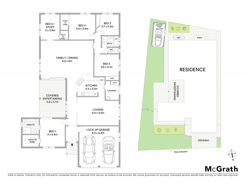 6 Kyla Crescent, Port Macquarie NSW 2444 Floorplan