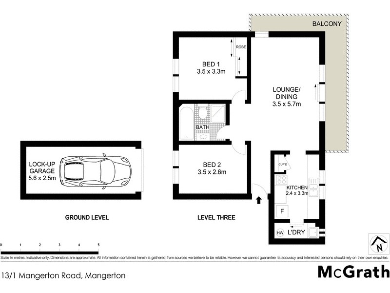 13/1 Mangerton Road, Wollongong NSW 2500 Floorplan