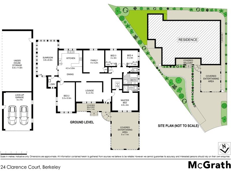 24 Clarence Court, Berkeley NSW 2506 Floorplan