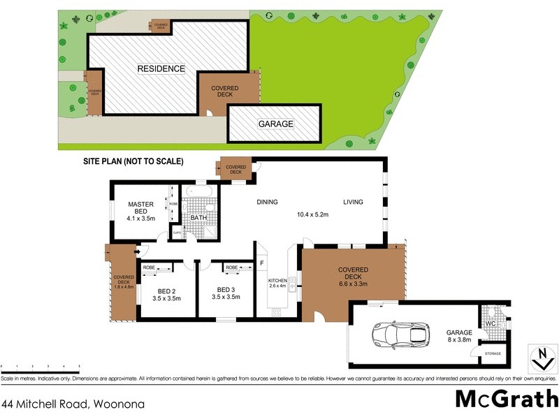 44 Mitchell Road, Woonona NSW 2517 Floorplan