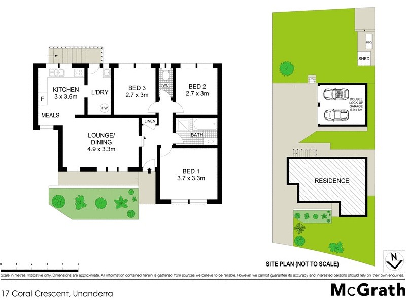 17 Coral Crescent, Unanderra NSW 2526 Floorplan