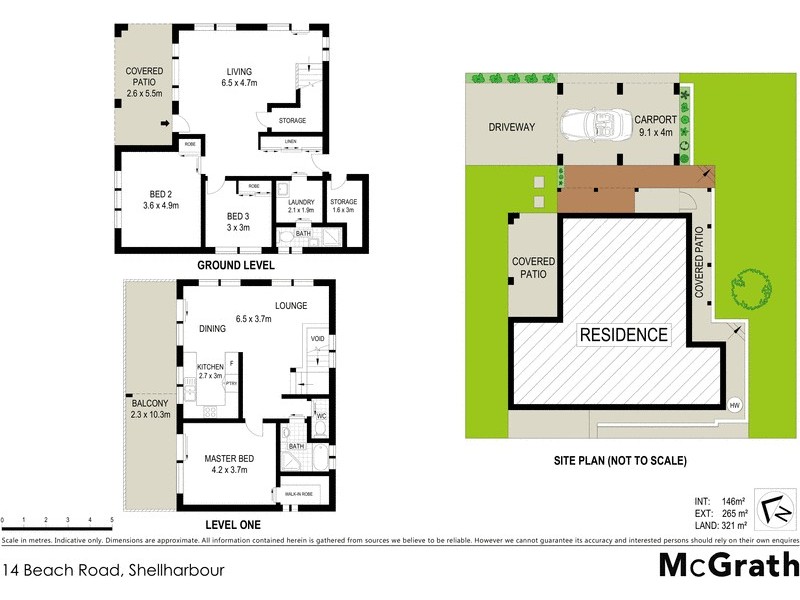 14 Beach Road, Shellharbour NSW 2529 Floorplan