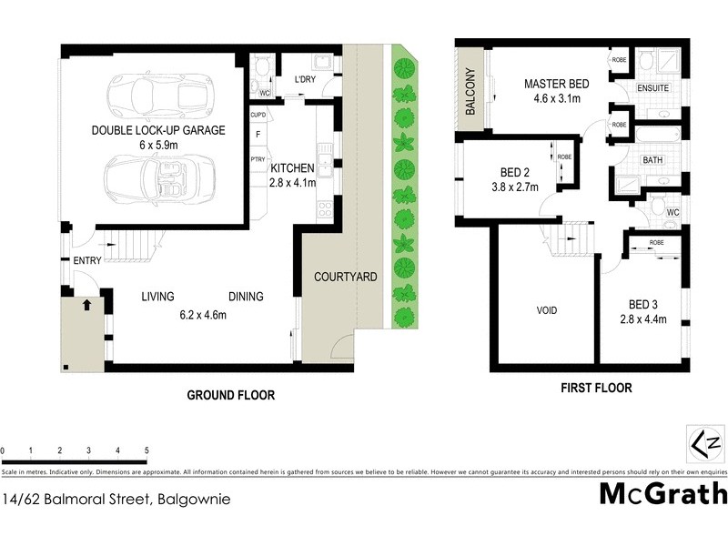 14/62 Balmoral Street, Balgownie NSW 2519 Floorplan