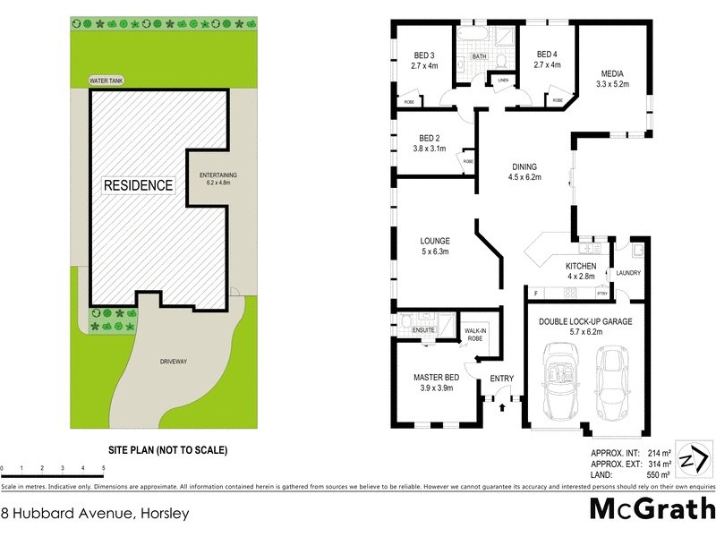 8 Hubbard Avenue, Horsley NSW 2530 Floorplan