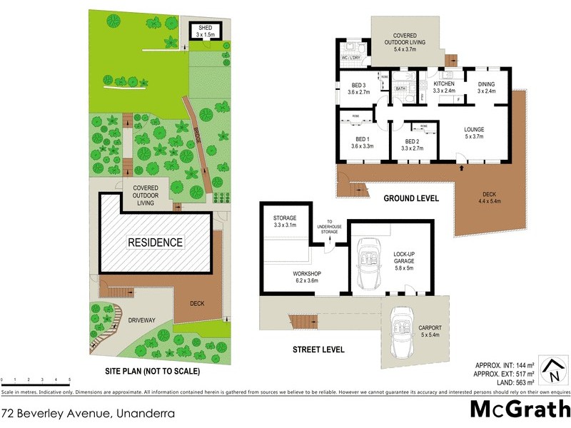72 Beverley Avenue, Unanderra NSW 2526 Floorplan