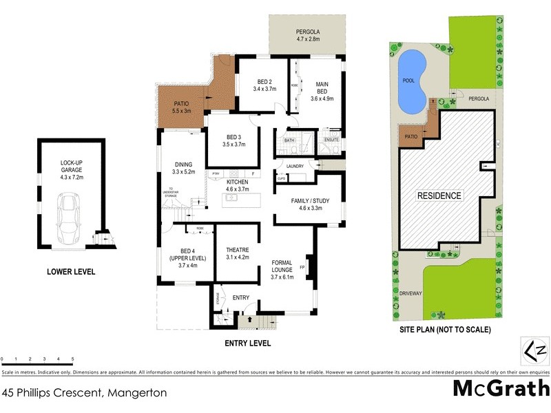 45 Phillips Crescent, Mangerton NSW 2500 Floorplan