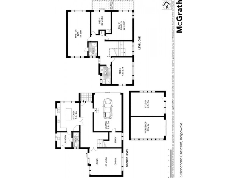 5 Blanchard Crescent, Balgownie NSW 2519 Floorplan