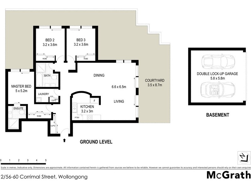 2/56 Corrimal Street, Wollongong NSW 2500 Floorplan