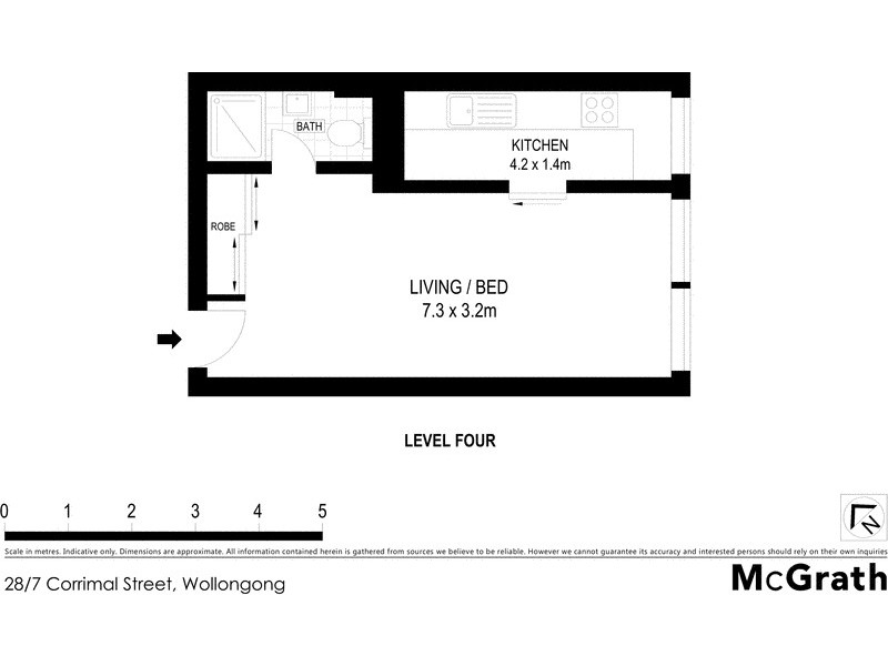 28/7 Corrimal Street, Wollongong NSW 2500 Floorplan