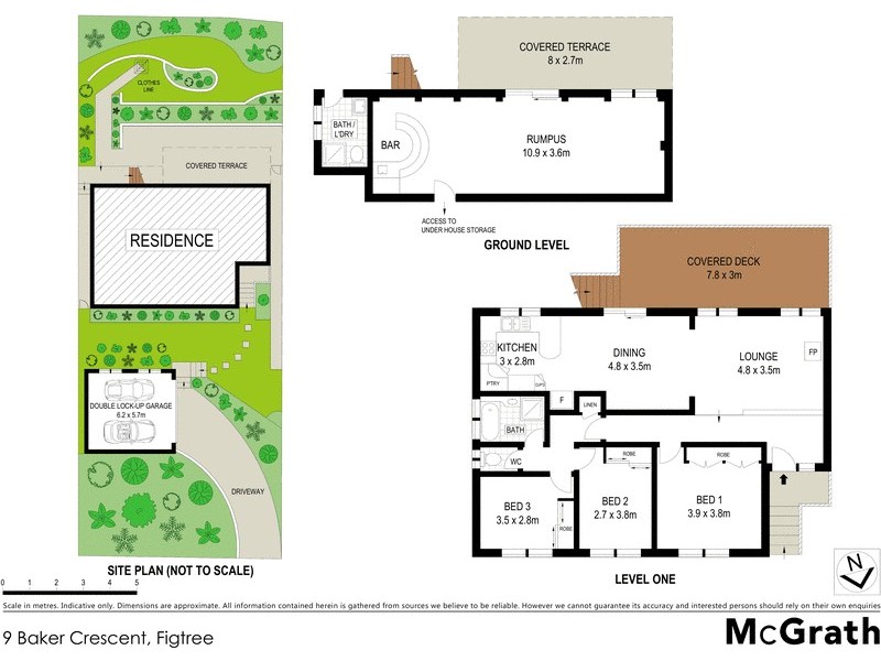 9 Baker Crescent, Figtree NSW 2525 Floorplan